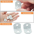 Zorveiio 40 0.63" 0.63" 90 80 Pcs L Bracket Corner Brace x Metal Corner Bracket Degree Right Angle for Shelves Chair