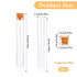 28PCS Clear Plastic Test Tubes with Lids, 15x100mm (15ml) Vials with Seal Cap for Sample, Science Party, Laboratory