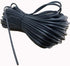 FLYZZZ Window Screen Spline, 0.175" x 100' Round Black Retainer Spline for Window Screen Repair