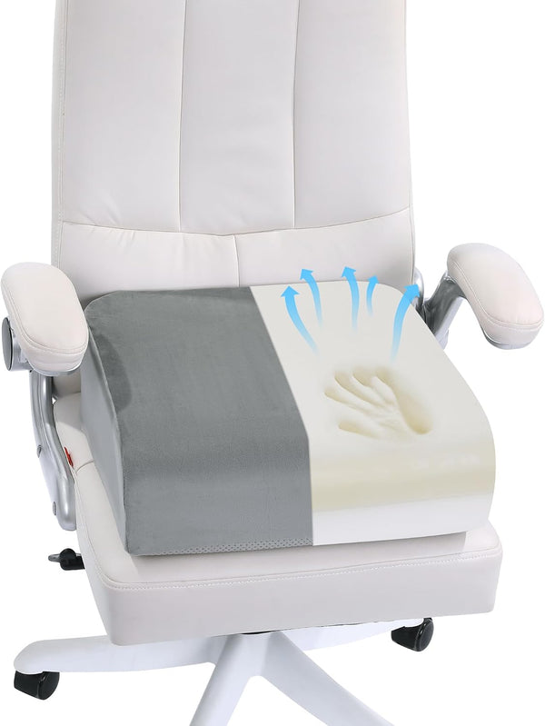 HOMBYS Extra Thick Seat Cushions for Office Chair,Adult Booster Seat for Car,Memory