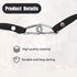 4pcs Tape Thong for Tool Belts, Black Electrical Tape Holder Hooks, Polyester Chain Strap for Small Electrical Tape