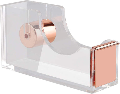 KIDMEN Rosegold Desk Accessory Kit, Set of Stapler, Staple Remover, 1000 Staples, Tape Dispenser, Clips