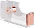 KIDMEN Rosegold Desk Accessory Kit, Set of Stapler, Staple Remover, 1000 Staples, Tape Dispenser, Clips