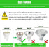 MR8 Bulbs 2W 12V Gu4.0 Bulbs 2700K-3000K 2W Pack 2 LED Light Bi-pin LED Warm White for Outdoor Low Voltage Landscape