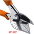 45-180 Degree Multi Angle Mitre Siding Wire Duct Cutter PVC PE Plastic Pipe Hose Scissor Cut Housework home decor Plumbing Tool by Toolso
