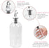 1set Set Ciieeo Mouthwash Dispenser Funnel and Cups Glass Rinse Bottle for Bathroom and Mouthwash Supplies for Home