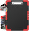 Sooez Toughest Clipboard with Storage and Internal Pen Pouch, Letter/A4 Size, Heavy Duty Plastic Clipboards 8.5x11”