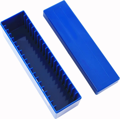 Ettonsun Plastic Coin Storage Box Case for 20 Slab Coin Holders, Fits PCGS NGC PCCB PMGab, Blue