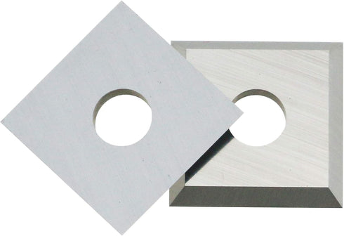 DLtools 12mm Carbide Inserts for Wood, 4-Edge Square Straight Replacement Cutters for Woodworking