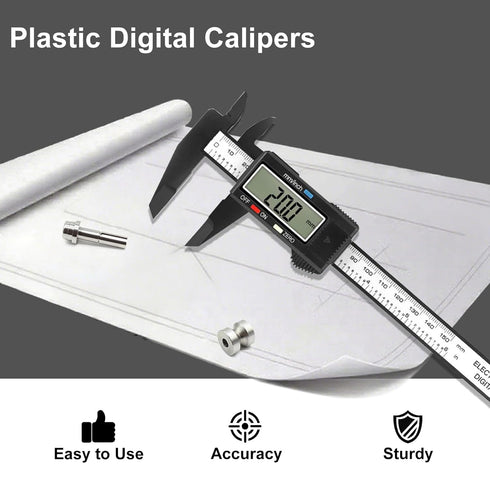 Digital Caliper, Sangabery 0-6 inches with Large LCD Screen, Auto-Off Feature, Measuring Tool for Household/DIY