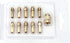 Drill Collet, 11pcs 4-jaw Copper Drill Chuck Collet Set for Mini Electric Power Drill Grinder Rotate Tool 0.5-3.2mm