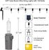 54FT 150 Count Vigdur Solar String Lights Outdoor, Brown Wire Mini Fairy Lights, Solar Powered String Lights for Garden