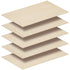 Novabright 100 4" 2.6" 60 40 1/42" Pcs Maple Fingerboard Wood Veneer Pieces x Straight Cut, Cross Cut Thickness
