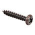 Rok Hardware 100 Pack #4 x 5/8" Deep Coarse Thread Phillips Pan Head Wood Screws, Bronze Plated MDF
