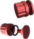 Red Welding Hood Pipeliner Helmet Fasteners, 1 Pair Aluminum Helmet Pipeliner Headgear Replacement Parts Accessories