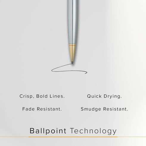Cross Ball-Point Refill for Standard Pen, Blue Ink, Broad Point