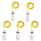 Liyafy 5 Pcs Right Angle White Plastic PP Float Switch - Fish Tank Liquid Water Level Control Sensor XSL-3508-P