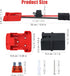 Power Wheels Adapter for Milwaukee M18 Battery, Power Wheels Battery Adapter/Converter with Wire Harness Connector & 40A Fuse Compatible with Fisher-Price 12V Power Wheels, 12AWG Wire
