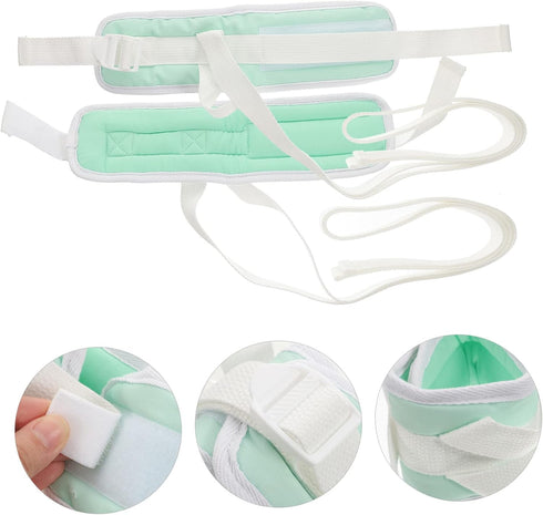 2Pcs Arm Support Strap for Patient Safety Adjustable Wrist Support Belt for Hospital Use and Bedridden Patients Sturdy