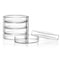 Huanyu 90mm Glass Petri Dish with Lids, High Borosilicate Glass for Lab Science Experiment (5pcs)