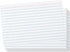 Heavy Weight Index Cards 4x6 Ruled - Goefun 240GSM/90LB 100 Pack White