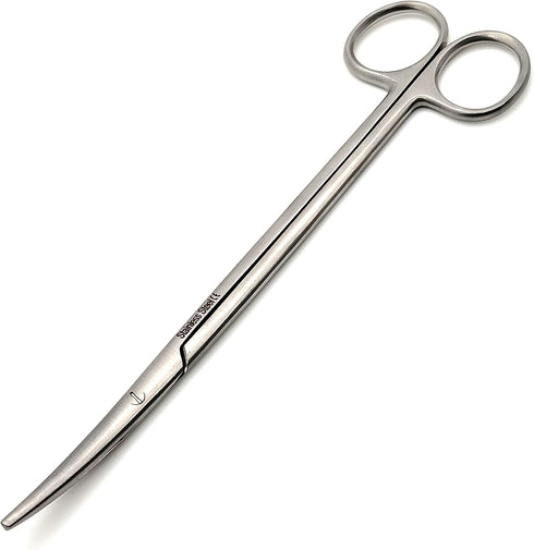 (7" Metzenbaum Dissecting Scissors with Gold Rings- Long Slim Precision Scissors made of Medical Grade Premium Quality