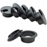 6pcs Desk Grommet, 1-3/8 inch Plastic Wire Cord Cable Grommets Hole Cover for Office PC Desk Organizer (Black)