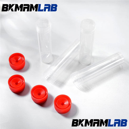 30ml Plastic Small Vials with Screw Caps, Sample Tubes, 30pcs, PP Material, Free from DNase, RNase, Human DNA