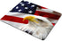 Smooffly Non-Slip Rubber Mousepad - Eagle on American Flag Design