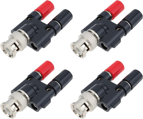 Be In Your Mind 4PCS Car BNC Plug to 4mm Terminal Adapter HT311 50 for Automotive