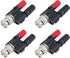 Be In Your Mind 4PCS Car BNC Plug to 4mm Terminal Adapter HT311 50 for Automotive