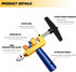 Manual Tile Cutter, 2 in 1 Glass Tile Cutter Hand Tool with Glass Breaking Pliers for DIY Cutting