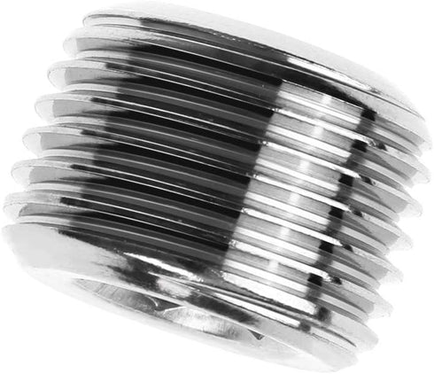 Joywayus 2Pcs Stainless Steel Internal Hex Countersunk Thread Socket Pipe Plug, 1/2"NPT Male