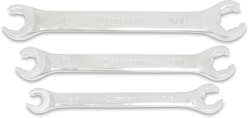 Crescent 3 Piece SAE Flare Nut Wrench Set - CFNWS0-05