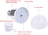 Solar Light Bulbs, Emergency Solar Rechargeable, Outdoor Waterproof Camping Lamps, Portable LED for Tent, 12W