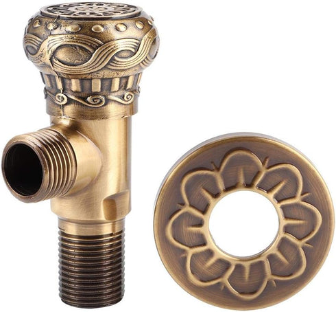Naroote Handheld Bidet Sprayer for Toilet, Vintage Brass Handheld Bidet Sprayer Spray Bracket Hose Kit Bathroom