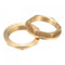 uxcell G1 Lock Nut with Flange, Hex Brass Female Locknut for Plumbing, 2pcs