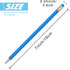 Zhanmai 36 Pieces Checking Pencils Erasable Pencils Pre Sharpened #2 HB with Erasable Tops for Checking Map Coloring Tests Grading (Blue) by Zhanmai