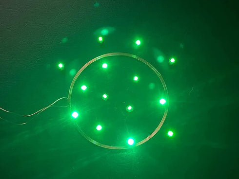 80mm 5V Taidacent Long Distance Wireless LED Coil Inductive Coil and Ten Colorful Wireless LEDs Lights Brightness