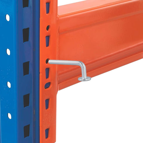 PINGEUI 150 PCS Heavy Duty Universal M7 Pallet Rack Drop Pin, Round Head Safety Bolts for Warehouse, Home