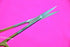 Premium German Iris Supercut Micro Dissecting Scissors, Curved 4.5" with Tungsten Carbide Inserts