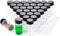 30pcs Clear Small Glass Vials 20ml with Screw Caps