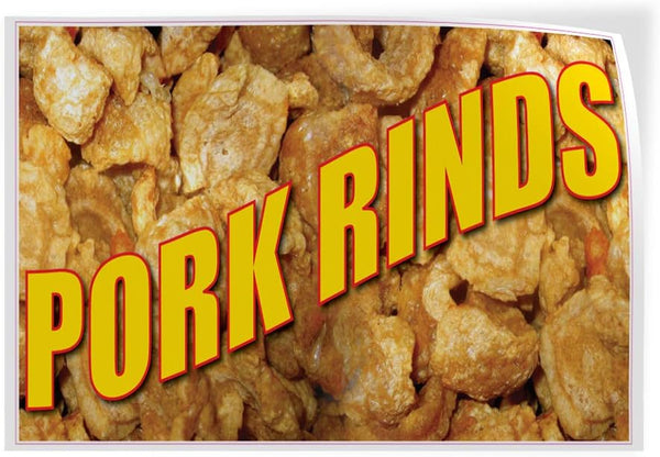 Fastasticdeals Decal Stickers Multiple Sizes Pork Rinds Restaurant Cafe Bar B Industrial Vinyl