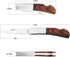 Pocket Knife, EDC Floding Knife with Stainless Steel Blade and Wood Handle, Blade Length 3in by EZKIT