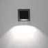 3W LED Outdoor Step Down Light Fixture - Black Finish with Cool White Glow