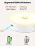 Dimmable 3000K GOODEA Motion Sensor Night Light, Battery Operated Puck Lights with Remote, Warm White Night Light, Soft