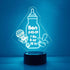 Store Custom Baby LED Sign Night Light Lamp with Remote, Light Up Display