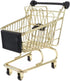 FRECI Mini Shopping Cart Trolley Mini Supermarket Handcart Shopping Utility Cart Mode Storage Basket for Desktop