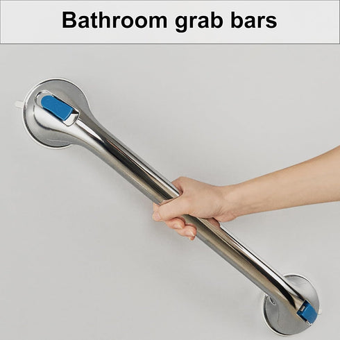 SPABOY 55cm/22in) Grab Bar Shower Handle, Shower Grab Bar with Strong Hold Suction Cup for Bathtubs and Showers, Safety