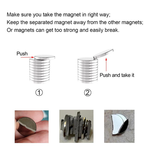 N52 Powerful Rare Earth Magnets - 3/4" D x 1/8" H, 20 Pack Silver Neodymium Disc Magnets for DIY and Craft Projects